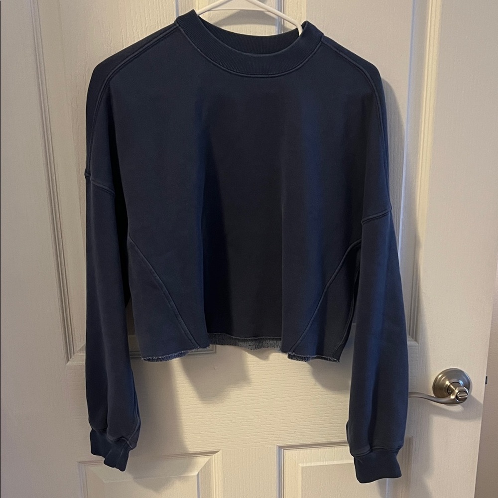Abercrombie & Fitch Dark Blue Women's Sweatshirt